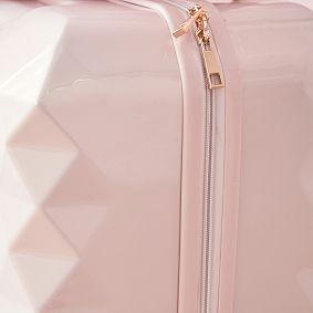 Luxe Hard-Sided Blush Checked Spinner