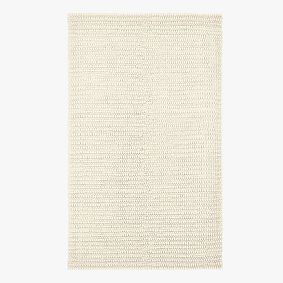 Textured Wool Rug - Natural