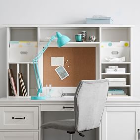 Hampton Storage Desk Hutch (55"w x 11"d)