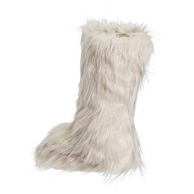 Snow Cat Faux-Fur Tall Booties