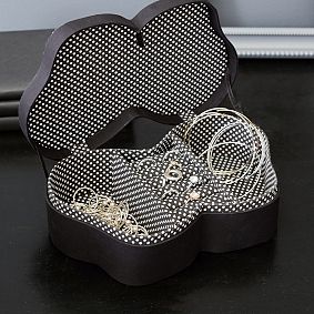Anna Sui Embroidered Butterfly Jewelry Box