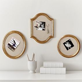 Framed Mini Pinboards, Set of 3