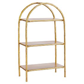 Gold Bamboo Vanity Display