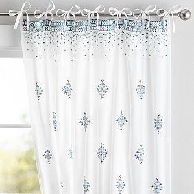 Lennon &amp; Maisy Embroidered Sheer Curtain