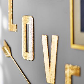 Love Sequin Letters