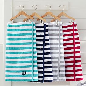 Classic Stripe Bath Wrap