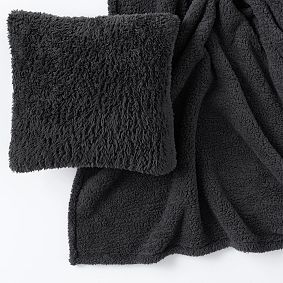 Cozy Sherpa Bed Blanket &amp; Pillow Gift Set