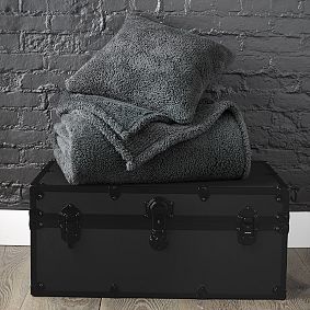 Cozy Sherpa Bed Blanket &amp; Pillow Gift Set