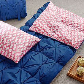 Cape Cod Sleeping Bag &amp; Pillowcase, Seahorse
