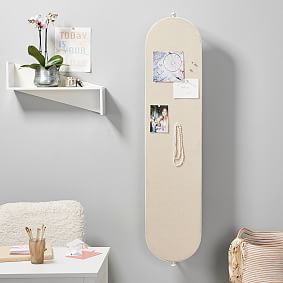 Swivel Pinboard Mirror (14"x56")