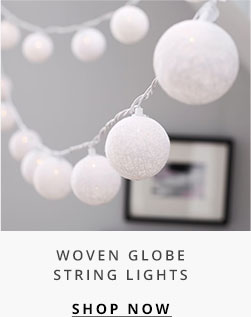 Woven Globe String Lights