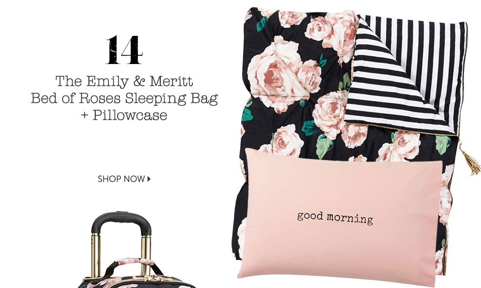 The Emily & Meritt Bed of Roses Sleeping Bag + Pillowcase