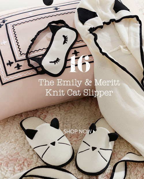 The Emily & Meritt Knit Cat Slipper