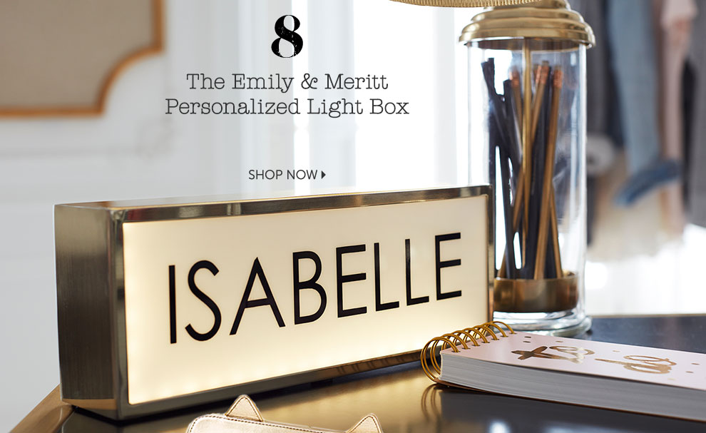 The Emily & Meritt Personalized Light Box