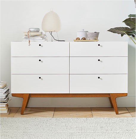 shop modern 6 drawer dresser