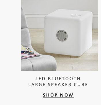 LED Bluetooth Large Speaker Cube