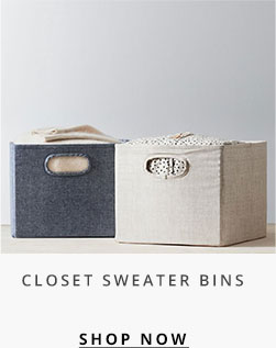 Closest Sweater Bins