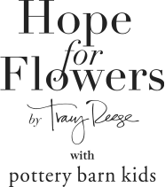 Logo for Hope for Flowers by Tracy Reese with Pottery Barn Kids