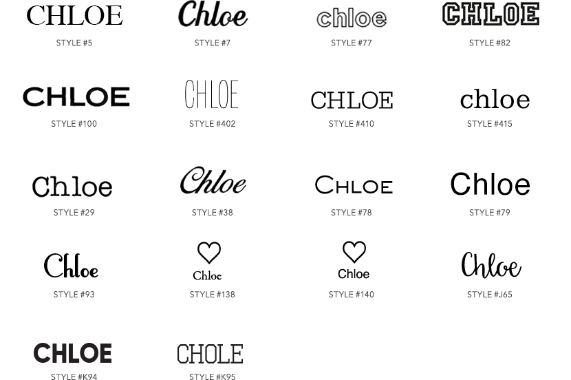 Personalization Fonts