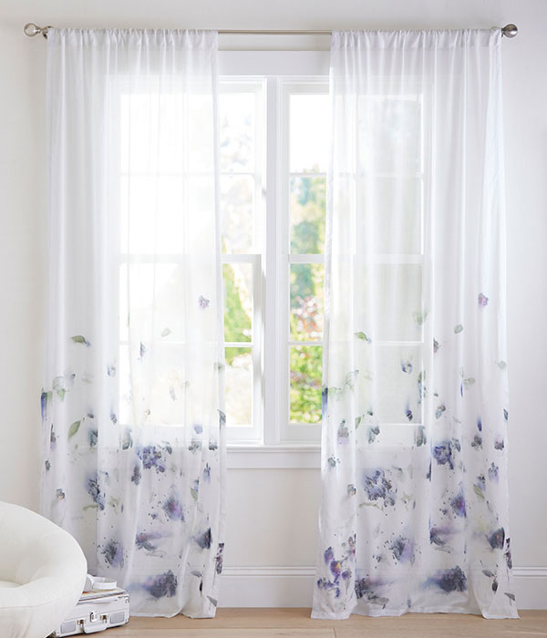 shop the organic sheer curtain