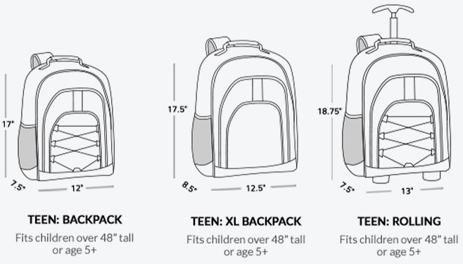 Backpack Dimensions