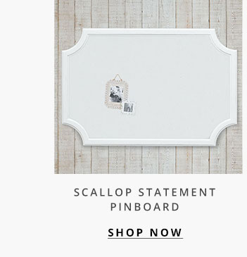 Scallop Statement Pinboard