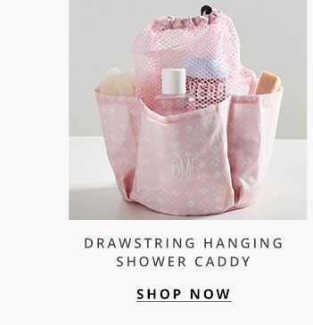 Drawstring Hanging Shower Caddy