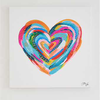 shop EttaVee heart wall art