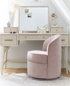 shop mid-century vanity desk