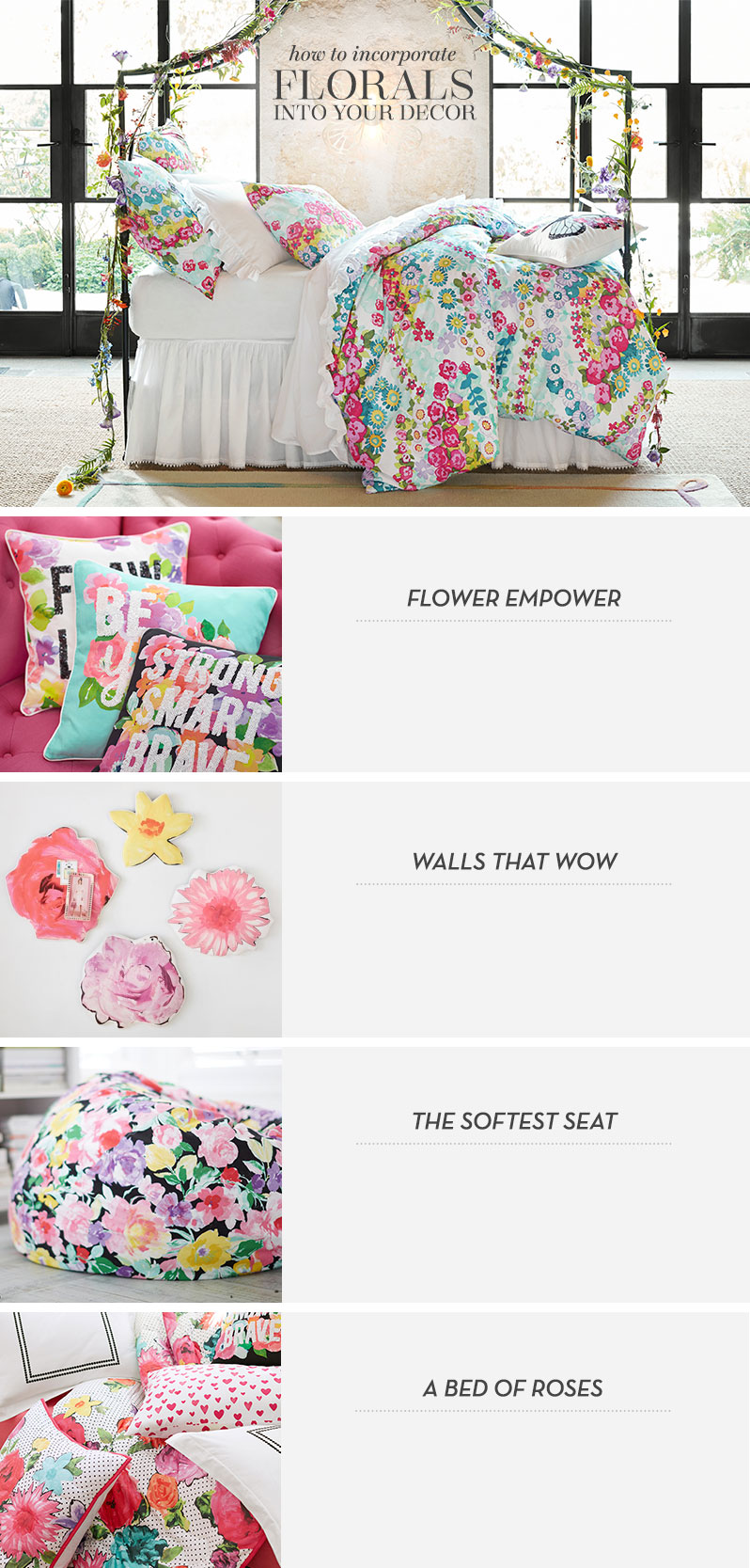 How to Incorporate Florals Into Your Decor