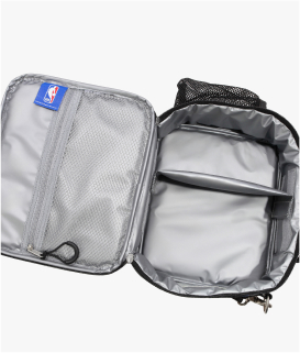 Image of Gear-Up Adaptive Lunch in NBA print, showing interior compartments.