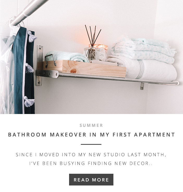 Bathroom Makeover In My First Apartment