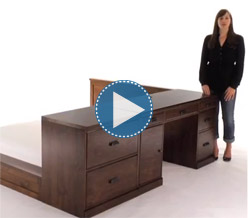 Paramount Bed + Desk Set