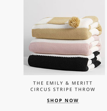Emily + Meritt Circus Stripe Throw