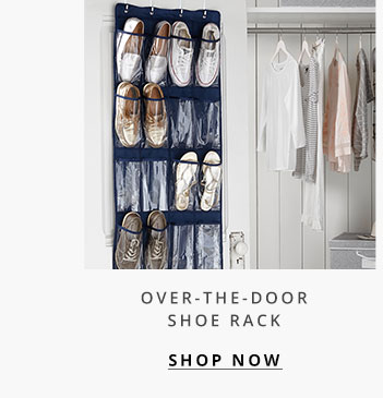 Over The Door Vinyl Shoe Rack