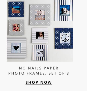 No Nails Paper Photo Frames