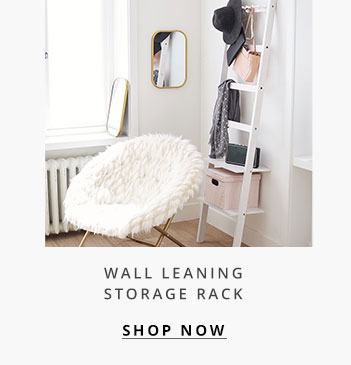 Wall Leaning Storage Rack
