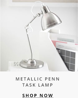 Metallic Penn Task Lamp