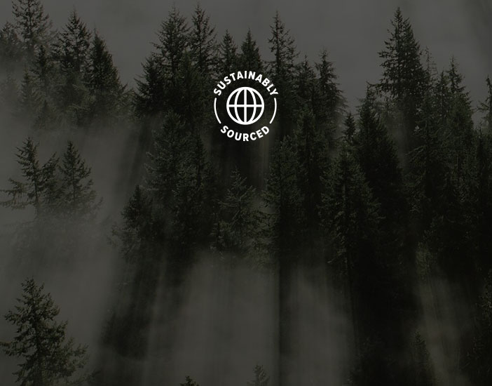 our goal is to leave the planet better than we found it. We're mindful of our effect on our planet, especially when it comes to sourcing our products.