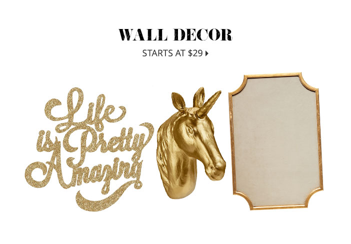 Wall Decor Starts at 29