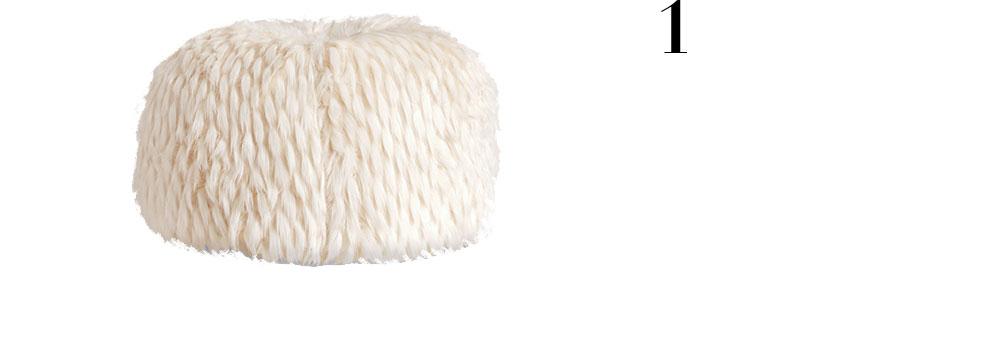Faux-Fur Beanbags
