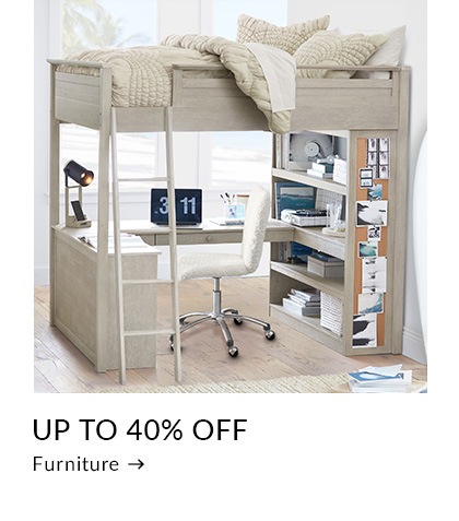 Up to 40% Off Furniture >