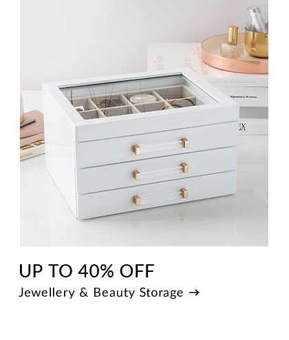 Up to 40% Off Jewellery & Decor