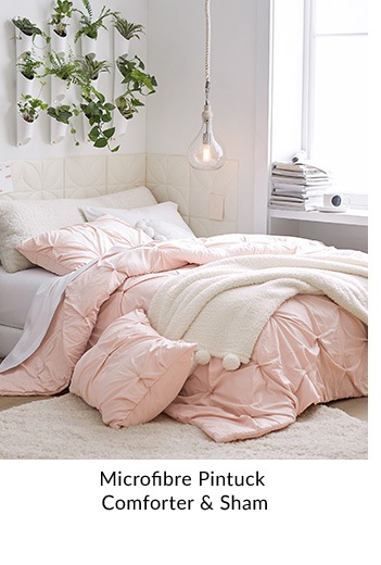 Microfibre Pintuck Comforter