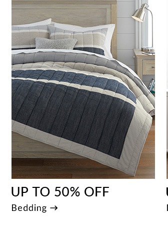 Up to 50% Off Bedding