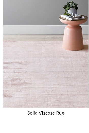 Solid Viscose Rug