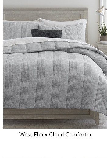 West Elm Cloud Comforter & Sham