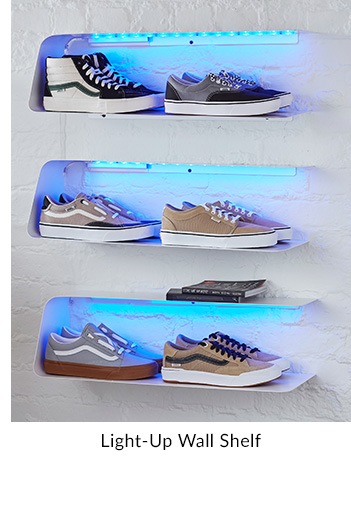 Light-Up Wall Shelf
