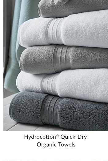 Hydrocotton® Quick-Dry Organic Towels