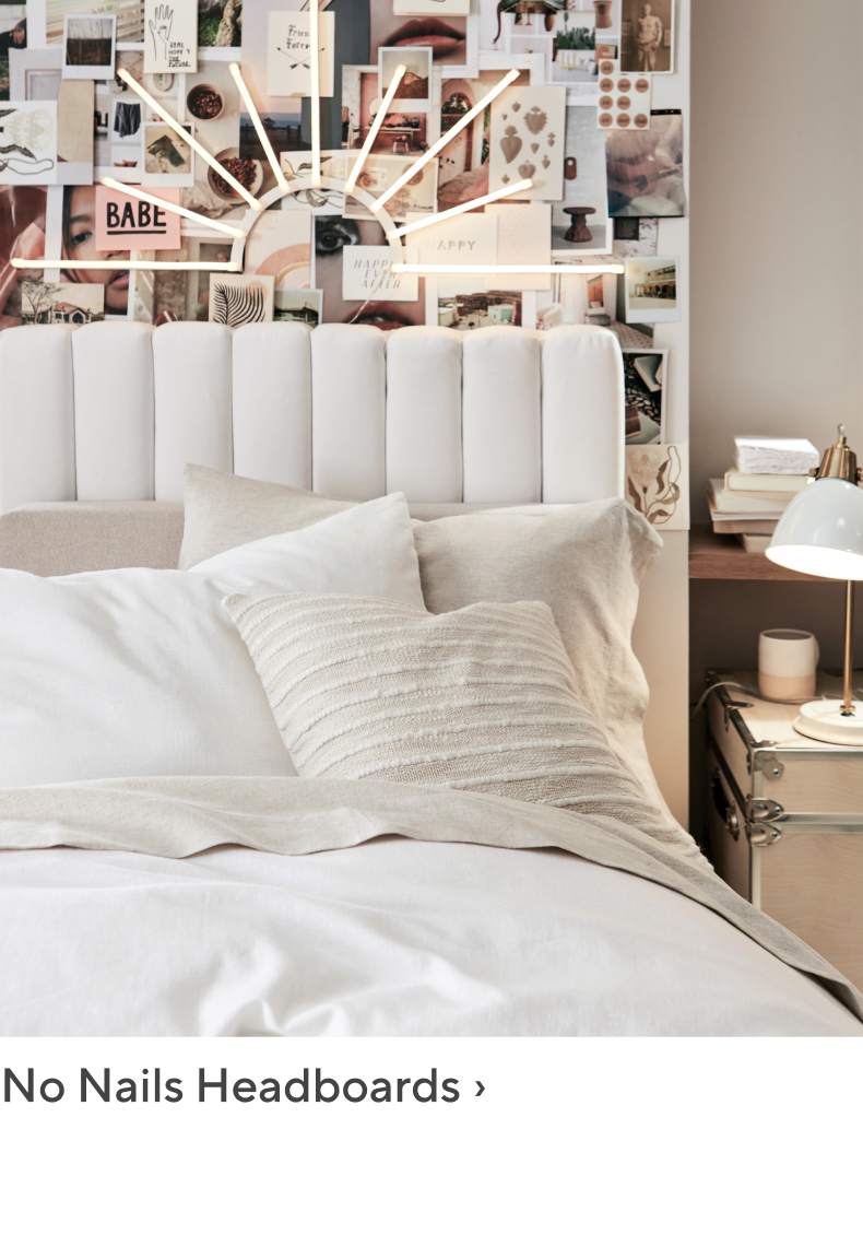 No Nails Headboards
